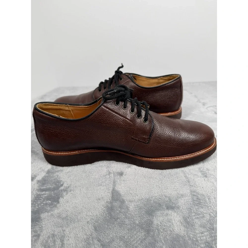 Samuel Hubbard M2150 Men’s 10.5 Brown Leather Oxford Shoes Vibram Portugal